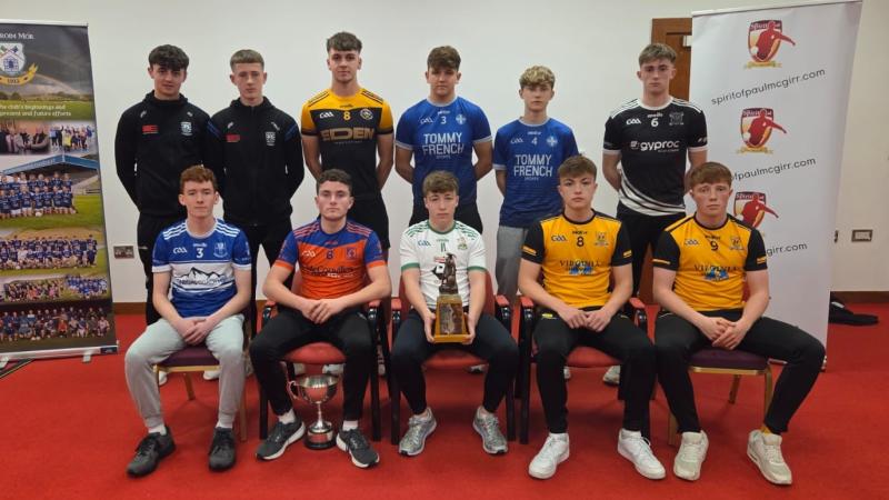 Four Masters U-16s attend official Paul McGirr Ulster Club championship launch 