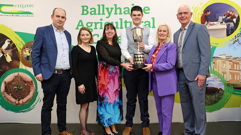 Lifford man awarded Overall Student of the Year at Ballyhaise Agricultural College