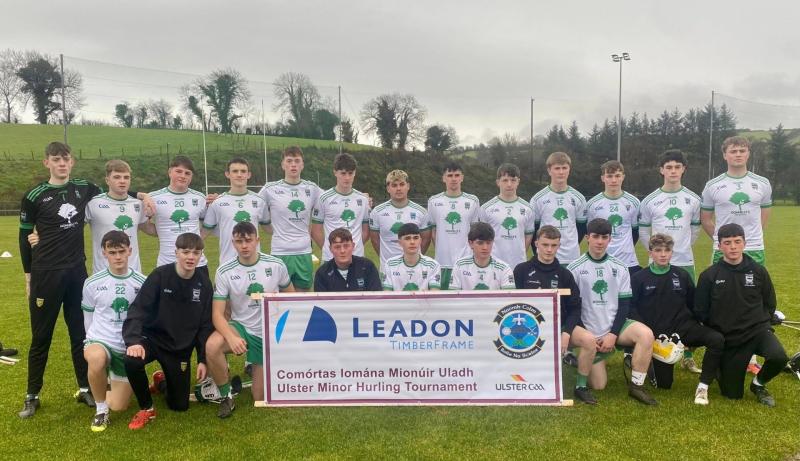 Sean MacCumhaills reach Ulster Minor Hurling Shield final