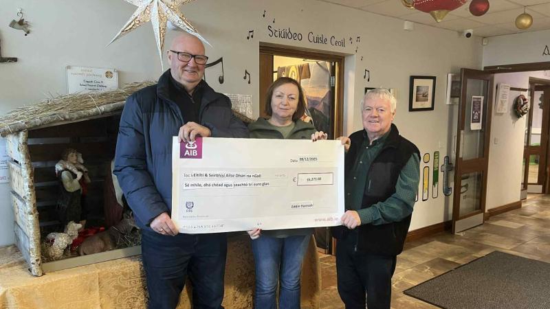 Donegal man gives back to Donegal Cancer Flights and Services for 70th birthday