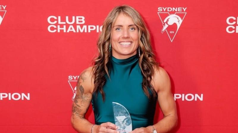Tanya Kennedy recognised for career-best AFLW season at the Sydney Swans