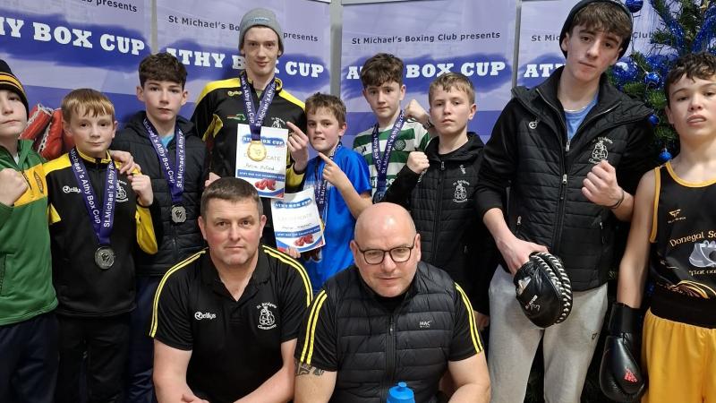 Keelan Kearney powers to gold as Donegal boxers medal at Athy Box Cup