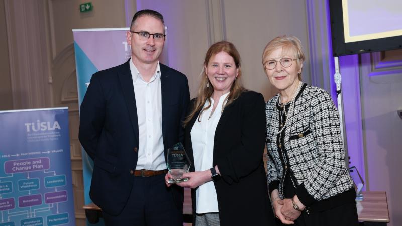 Tusla Donegal awarded for recruitment and retention initiatives at ceremony