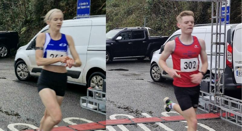 Gilbride and Scanlon winners of Tir Chonaill AC Jingle Bells in Donegal Town