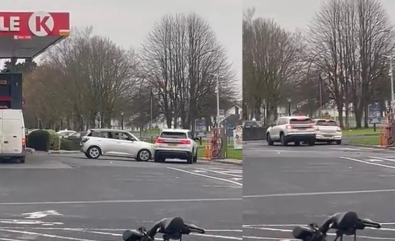 Caught on camera: Cars smashed during shocking altercation in Shannon car park