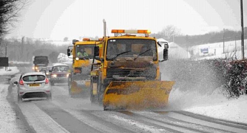 Donegal Coounty Council warn that some gritting routes may not be treated tonight