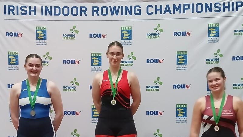 Erika Morrow wins Gold at the Irish Indoor Rowing Championships