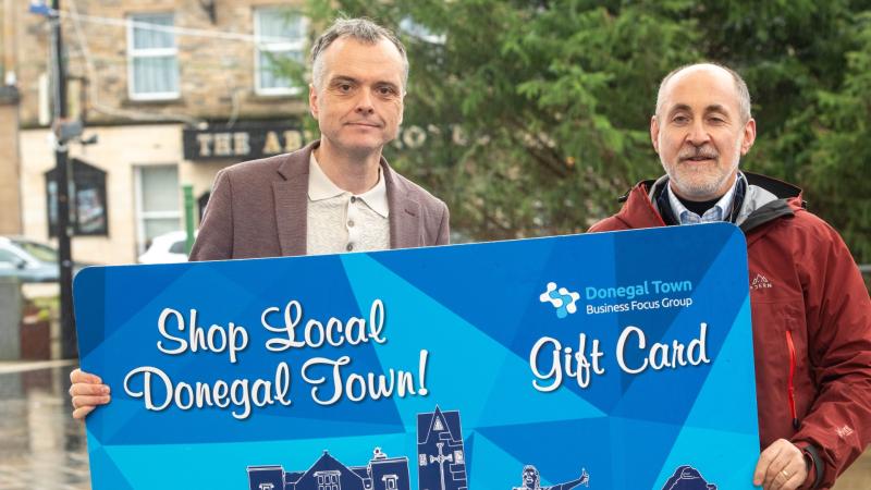 The Donegal Town Gift Card records almost &euro;500,000 in sales in 2025