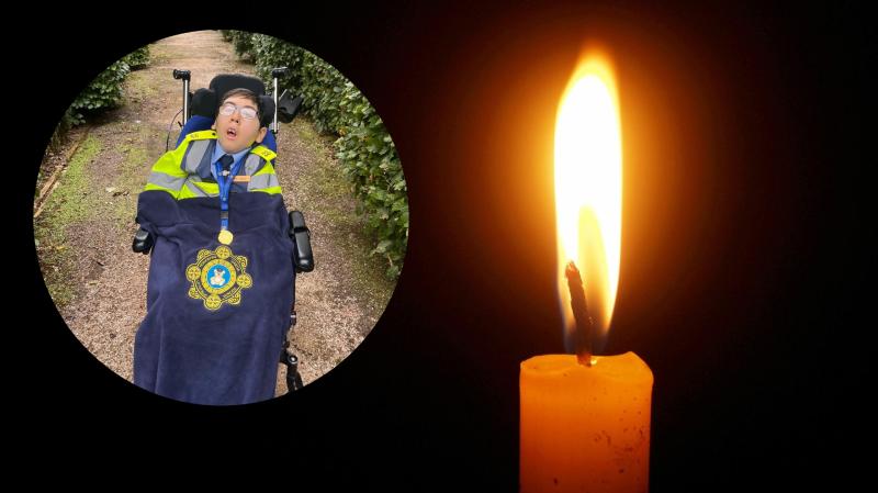 Donegal garda&iacute; pay tribute after sad passing of Little Blue Hero, Adam Patrick