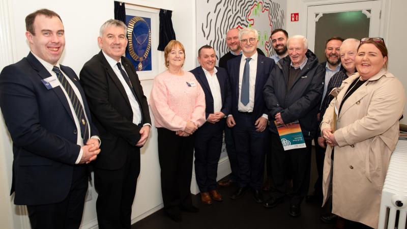 Buncrana mayoral chain returns to public display in former town council office