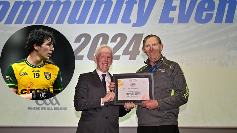 Anthony Harkin wins Ulster GAA Coaching Award, Roarty wins Footballer of the Year
