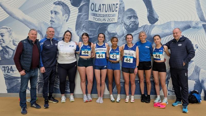 Finn Valley AC women place sixth at National Indoor League final