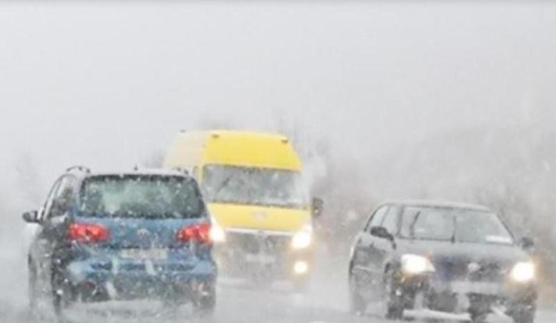 Status Yellow weather warning for Donegal with heavy rain, sleet and snowfall