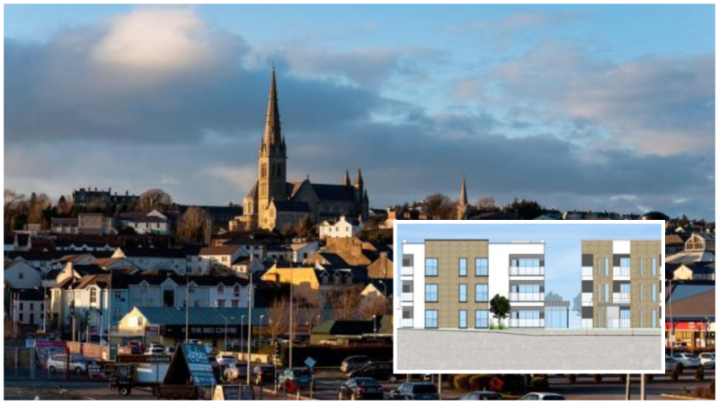 57-bedroom student and residential blocks permitted in Letterkenny 