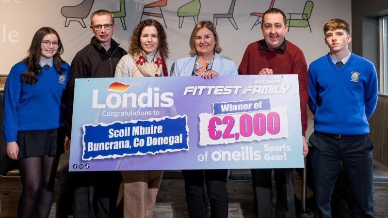 Donegal school 'delighted' to be one of five to win &euro;2,000 of sports gear