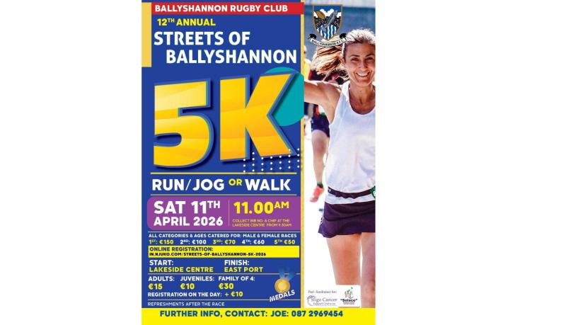 Registration open for annual Streets of Ballyshannon 5k