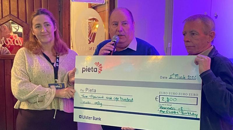 Kind-hearted St Johnston man celebrates birthday with Pieta donation