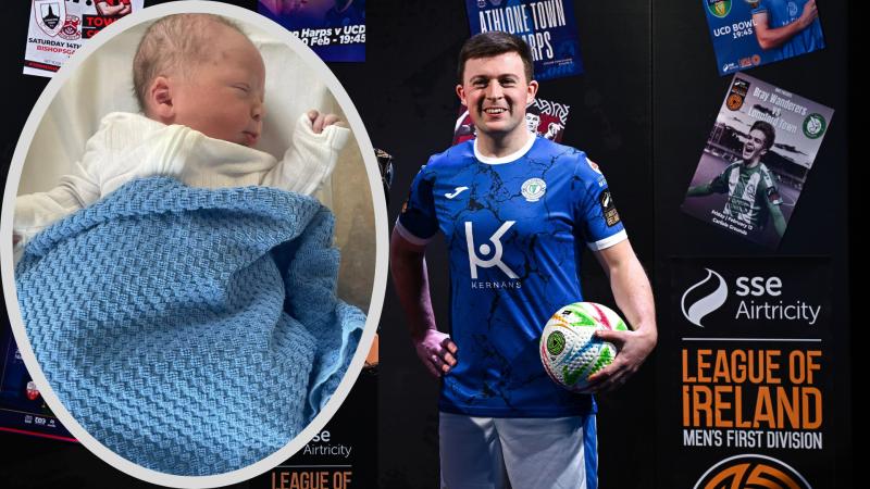 New dad Tony McNamee leads Finn Harps after baby Theo arrives