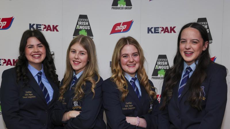 Donegal school exhibits at Croke Park for Certified Irish Angus Schools Competition