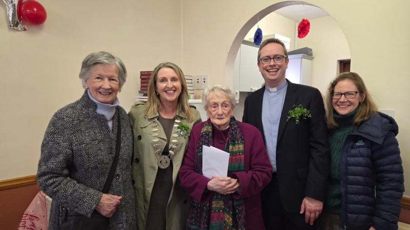 Bishop and Mayor join Donegal woman&rsquo;s 100th St Patrick&rsquo;s Day birthday celebration