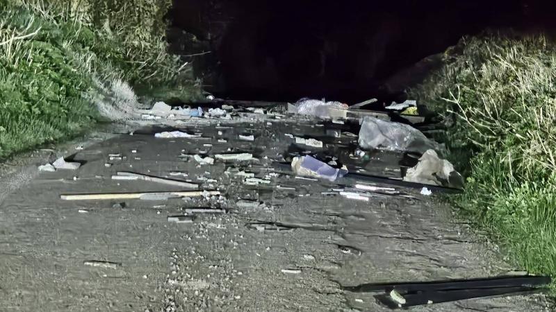 Illegally dumped items in Donegal expected to identify perpetrator