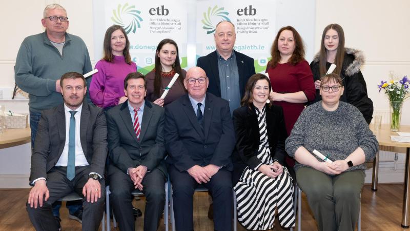 Students celebrated at awards night in Buncrana Further Education & Training Centre