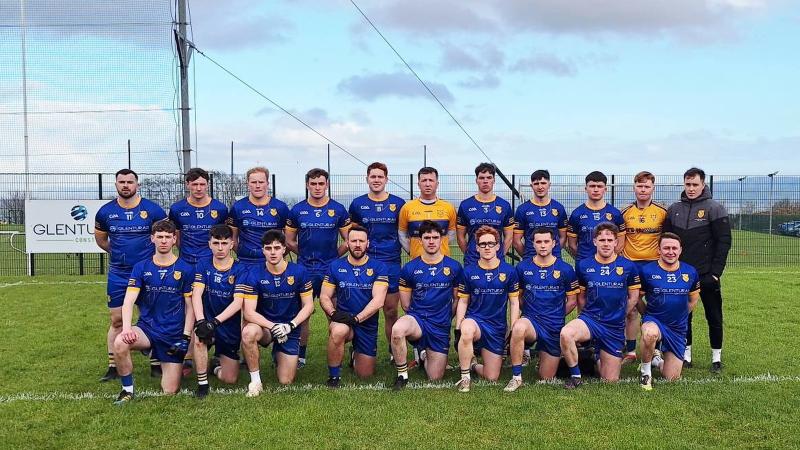 The Naomh P&aacute;draig Uisce Chaoin team ahead of Saturday's All County League Division 2 match at home to Killybegs