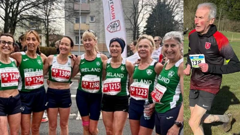 European Masters medals for Kay Byrne and Martin Kerr