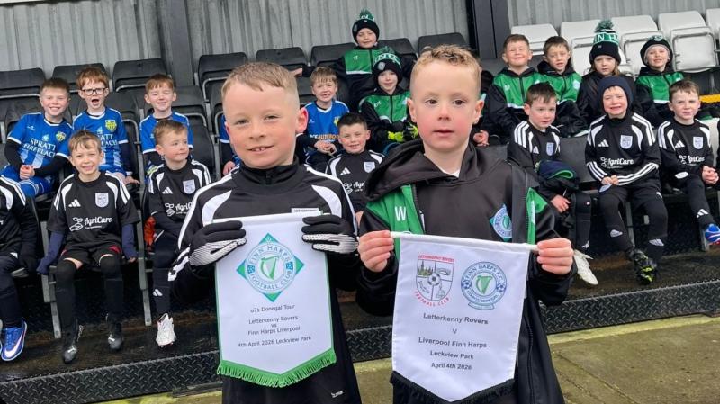 Liverpool Finn Harps link up with Letterkenny Rovers for underage blitz
