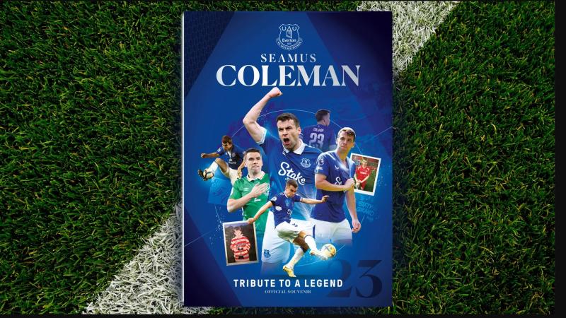 Everton release 'Tribute to a Legend' magazine to honour Seamus Coleman legacy 