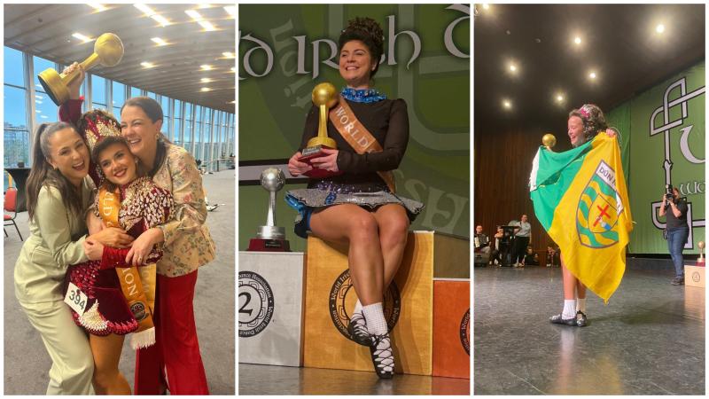 Triple Congratulations! Three world champions from same Donegal Irish dance school