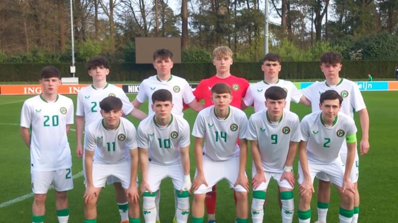 Michael McColgan scores as Ireland Under-16s beat Sweden