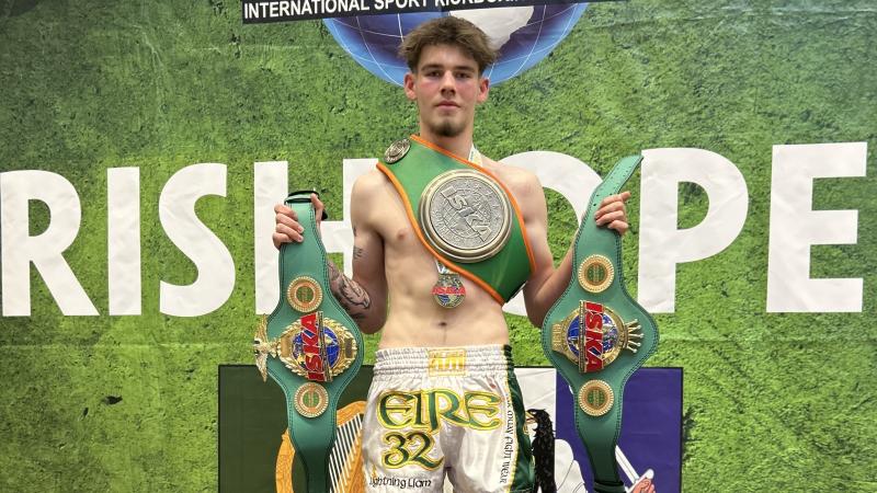 Grant lands third Irish kickboxing title to cement rising-star status