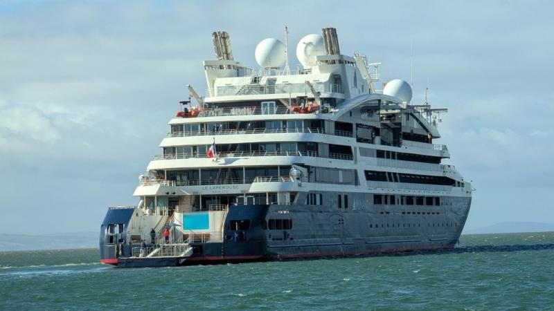 Ship ahoy, as the first cruise liner of the summer season sails into Lough Foyle