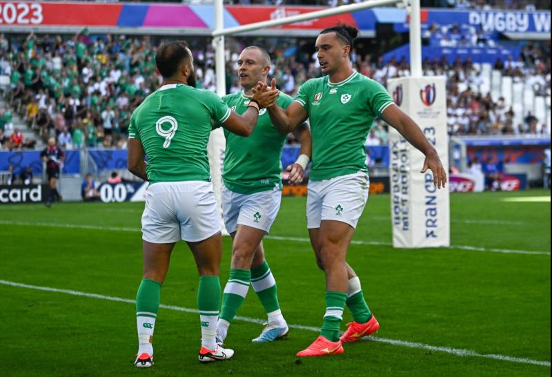 National: Ireland blitz through Romania to win their first game of the Rugby World Cup 