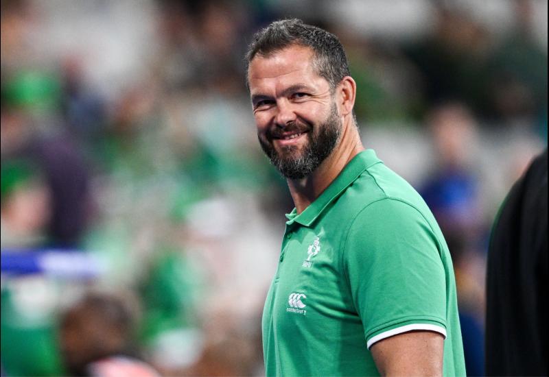 Irish rugby head coach, Andy Farrell, says Boks win is "the next step" in World Cup journey