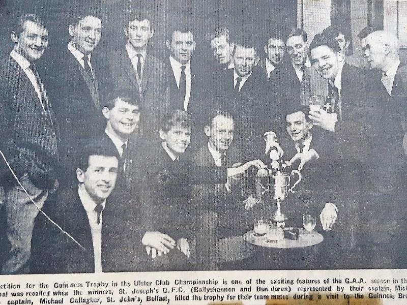 Brian McEniff remembers St. Joseph's famous victory in All-Ireland of 1968