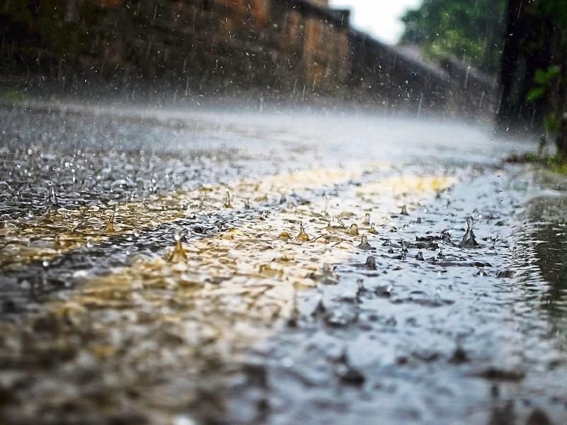 It will be dry today with rain later