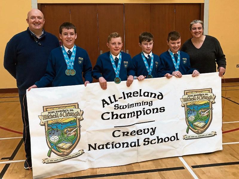 All-Ireland swimming success for Creevy NS, Ballyshannon