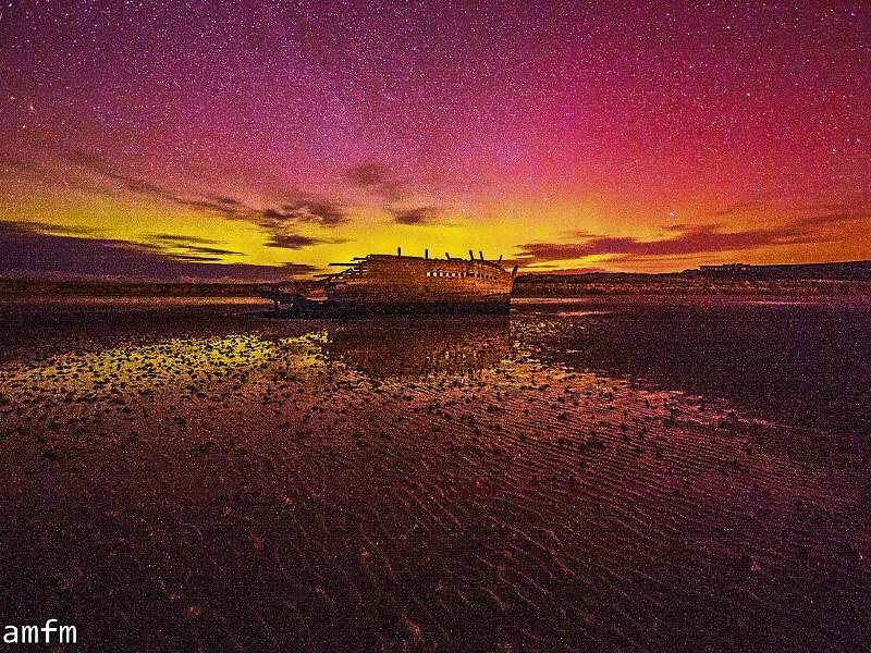 Northern Lights put on a spectacular show over Donegal
