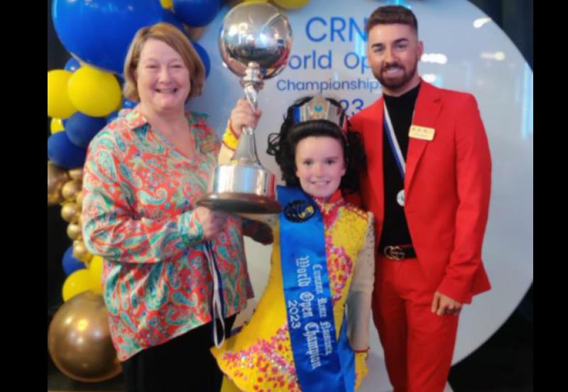 Misha brings world championship globe home to grandmother in Falcarragh