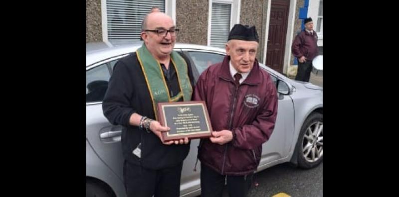 Brian Quinn has been marching in a Dungloe band for 70 years