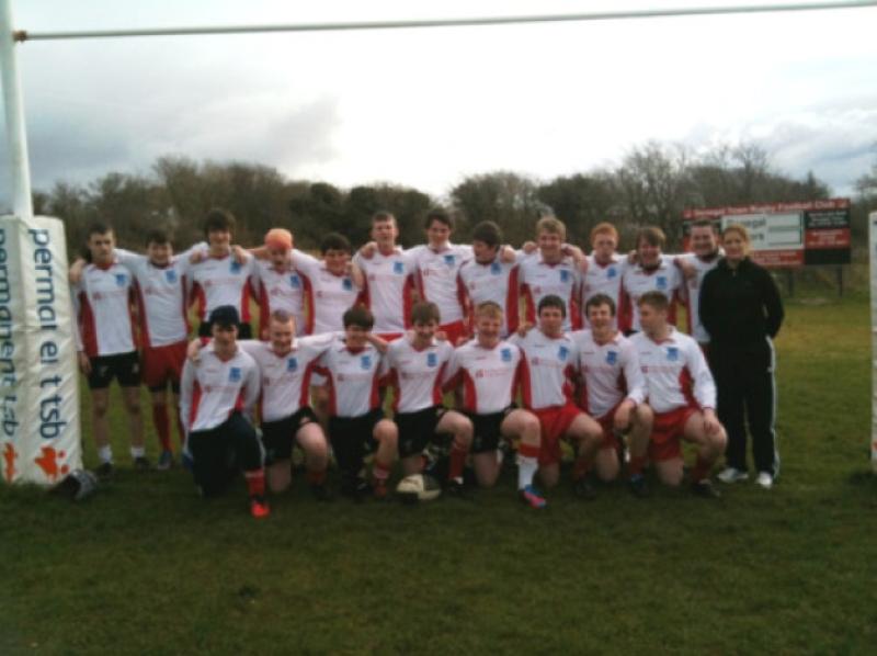 A first for Killybegs school - an U-16 rugby team 