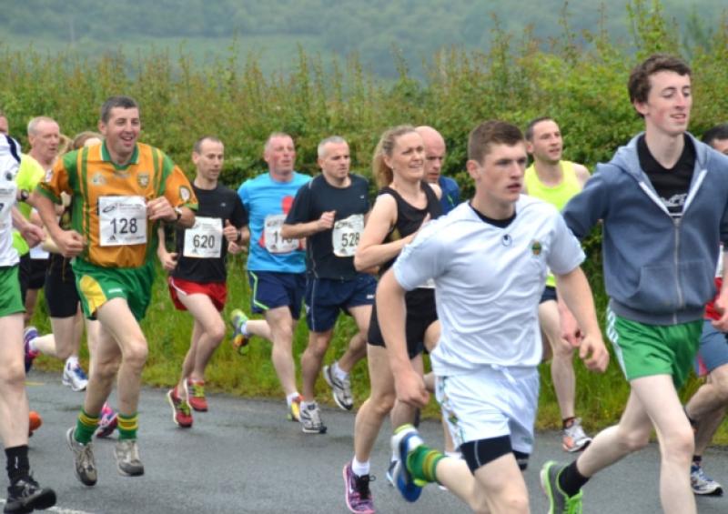 Where did you finish at the Glenswilly GAA Club 5K? 