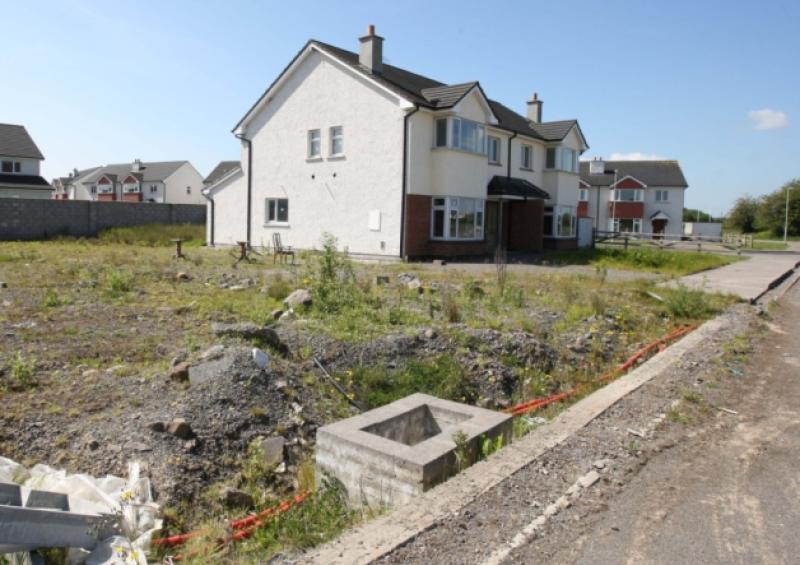The unfinished Glenall estate at Borris in Ossory.Picture: Alf Harvey.