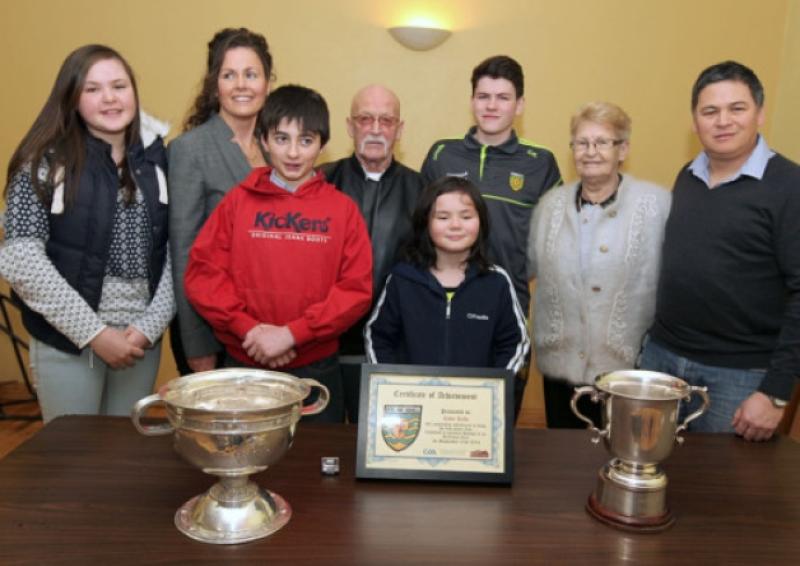 Cashelard honours 
Colm Kelly 