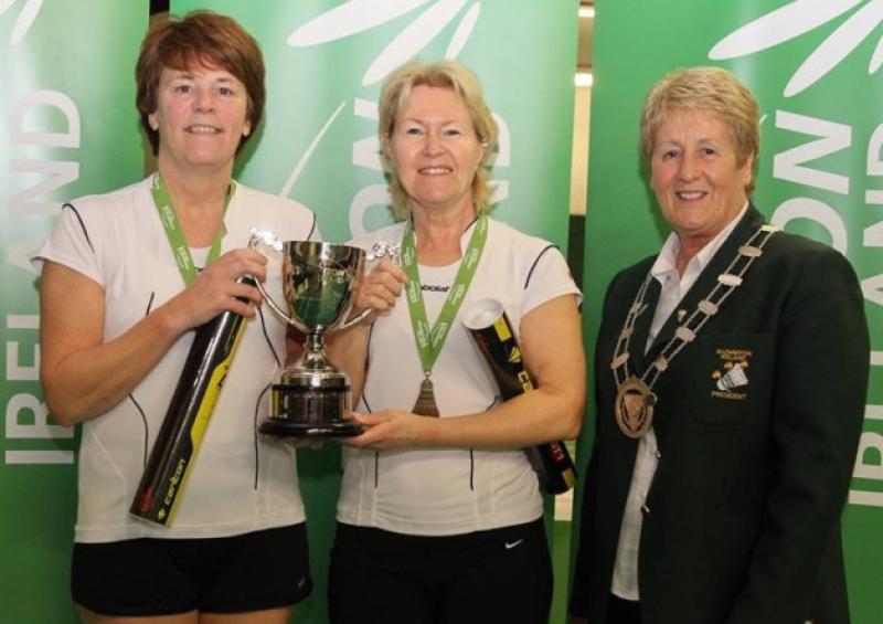 Heather Harron is Irish Masters Badminton champion 