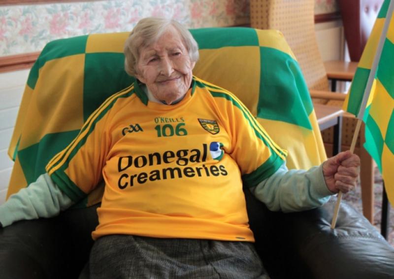 Donegal&rsquo;s oldest person Julia (106) is supporting the Green and Gold 