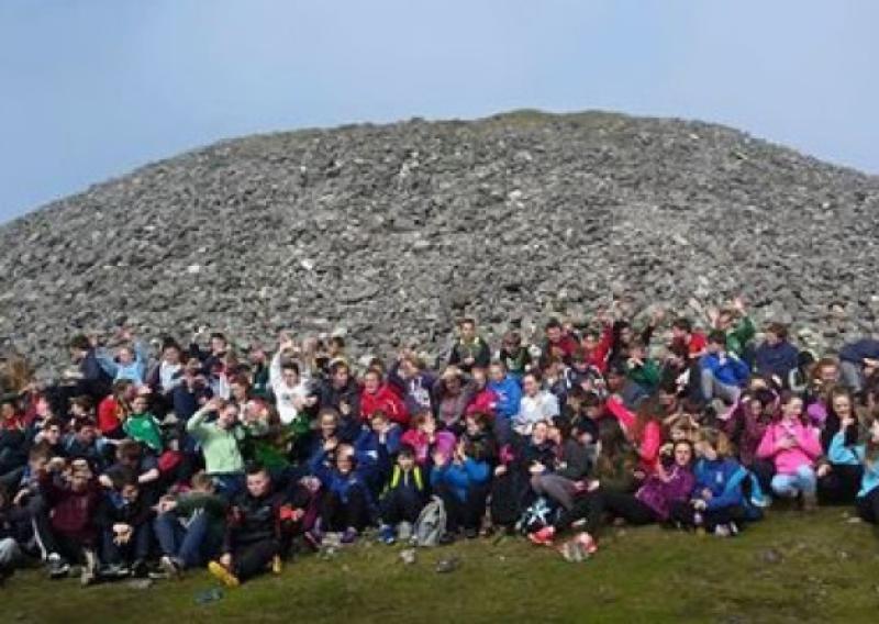 First Year students conquer Knocknarea.