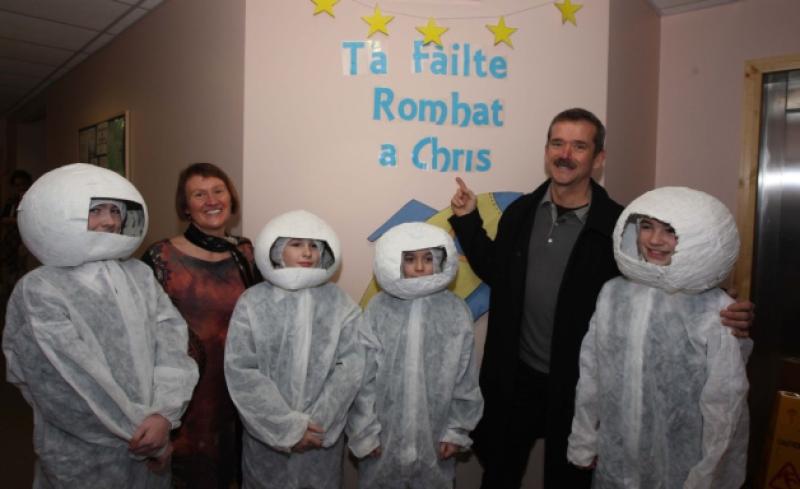 Hadfield touches down in Donegal 